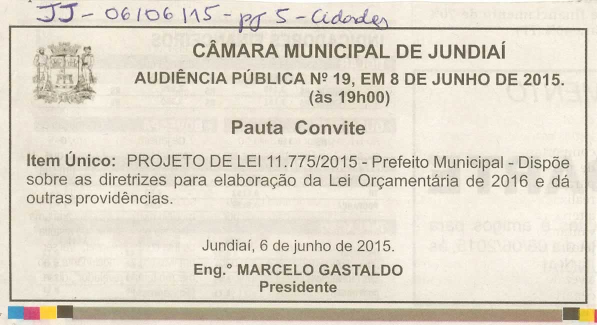JJ - 06/06/15 - pg 5 - Cidades - Audiência Pública nº 19 da CMJ - 