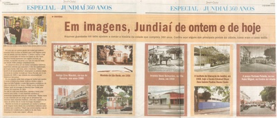  JJ - 13/12/15 - pgs 6 e 7  - Especial Jundiaí 360 Anos - Em imagens, jundiaí de ontem e de hoje.