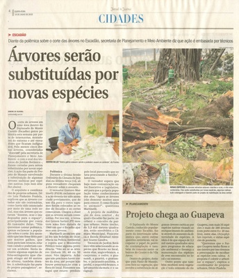 JJ - 16/07/15 - pg 4 - cidades - Árvores serão substituídas por novas espécies -