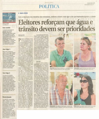 JJ - 26/01/15 - pg 3 - Política - Eleitores reforçam que água e trânsito devem ser prioridades -