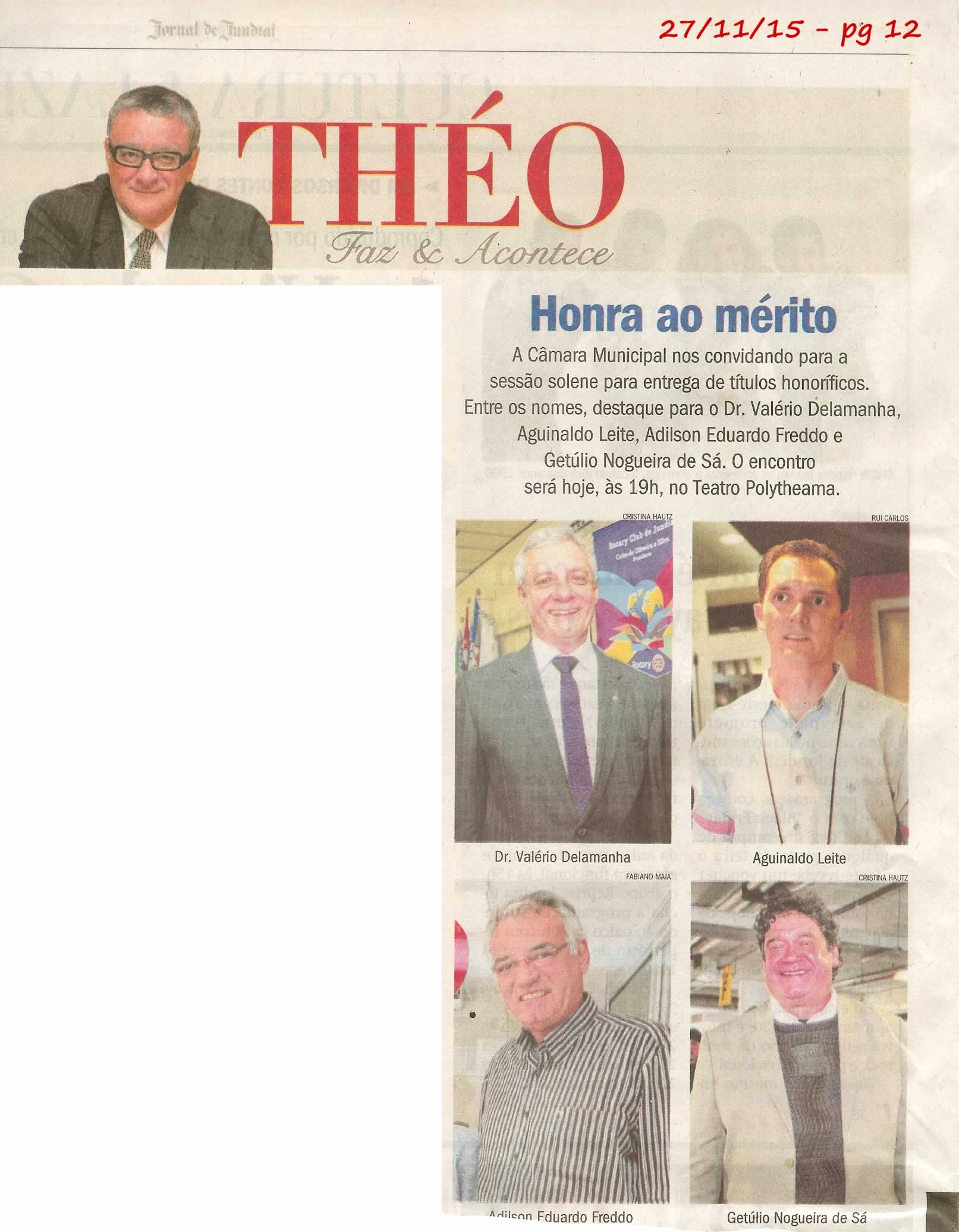 JJ - 27/11/15 - pg 12 - Theo Faz e Acontece - Honra ao mérito -