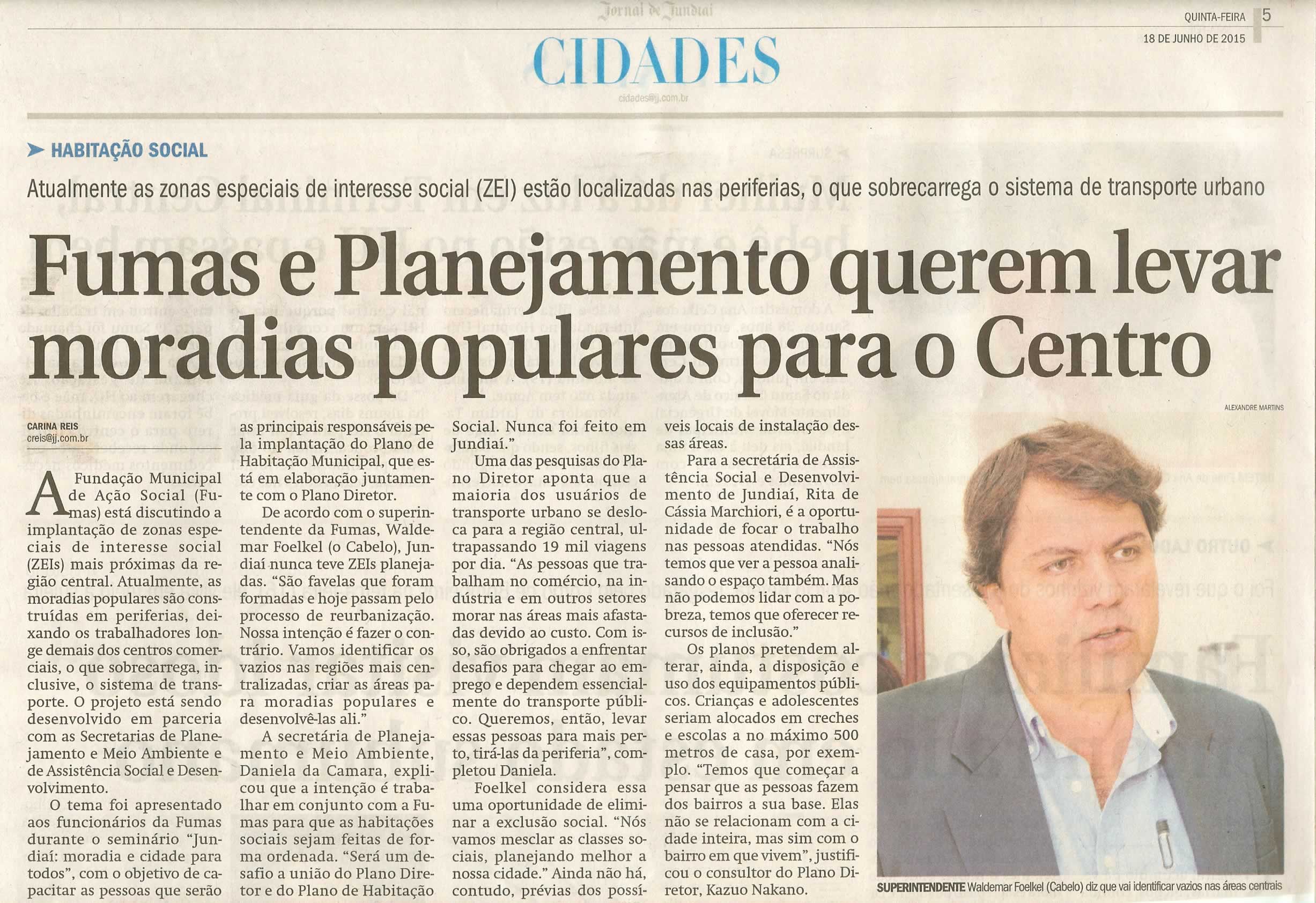 JJ - 18/06/15 - pg 5 - cidades - Fumas e planejamento querem levar moradias populares para o centro - 