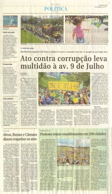 JJ - 05/12/16 - pg 3 - política - Ato contra corrupção leva multidão à av. 9 de Julho - 