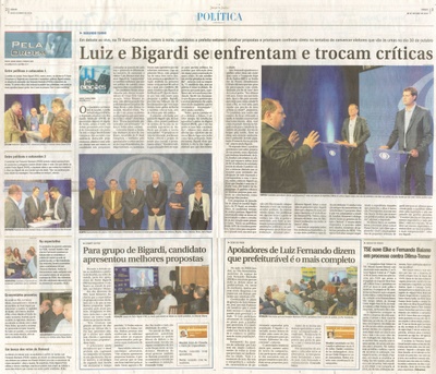 JJ - 08/10/16 - pg 3 - política - Luiz e Bigardi se enfrentam e trocam críticas -