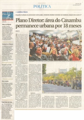 JJ - 16/06/16 - pg 3 - política - Plano Diretor: área do Caxambu permanece urbana por 18 meses -