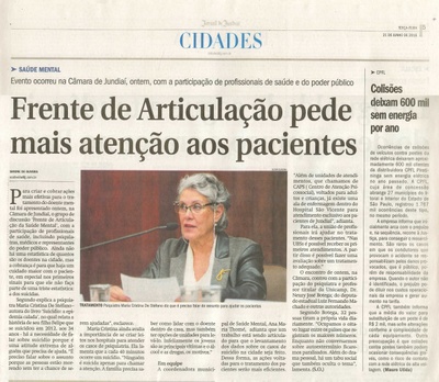 JJ - 21/06/16 - pg 5 - cidades - Frente de articulação pede mais atenção aos pacientes -