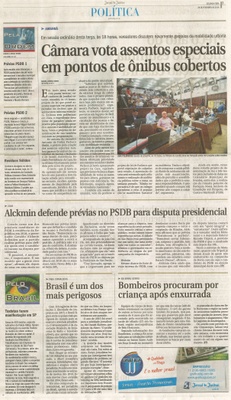 JJ - 29/02/16 - pg 3 - política - Câmara vota assentos especiais em pontos de ônibus cobertos - 