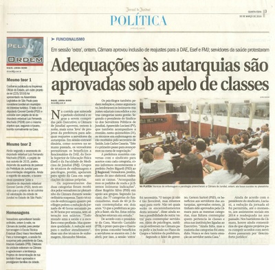 JJ - 30/03/16 - pg 3 - política - Adequações às autarquias são aprovadas sob apelo de classes -