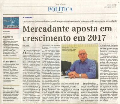 JJ - 16/01/17 - pg 3 - política - Mercadante aposta em crescimento em 2017 -