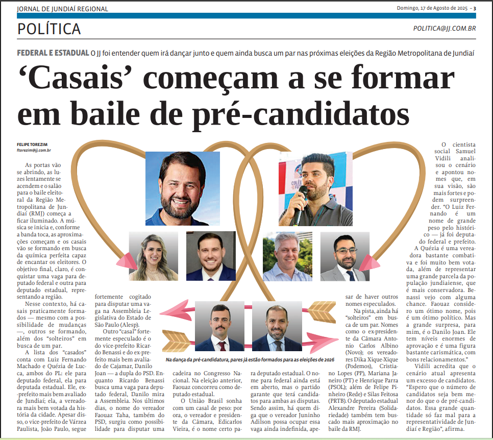 ‘Casais’ começam a se formar em baile de pré-candidatos