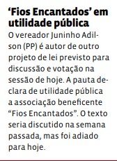 ‘Fios Encantados’ em utilidade pública