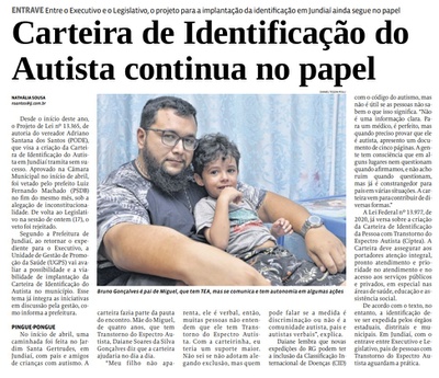 Carteira de Identificação do Autista continua no papel