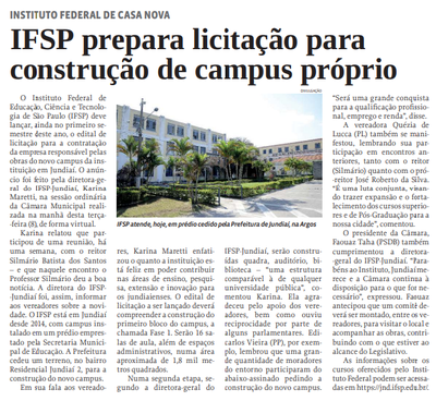 IFSP prepara licitação para construção de campus próprio