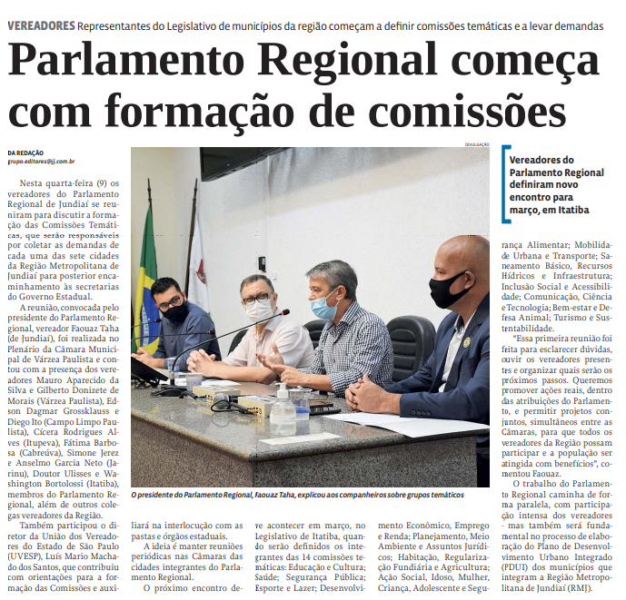 Parlamento Regional começa com formação de comissões