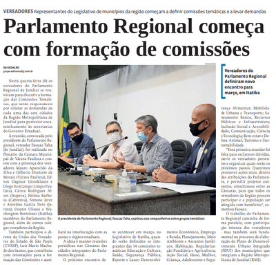 Parlamento Regional começa com formação de comissões