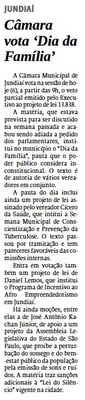 Câmara vota ‘Dia da Família’