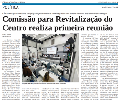 Comissão para Revitalização do Centro realiza primeira reunião