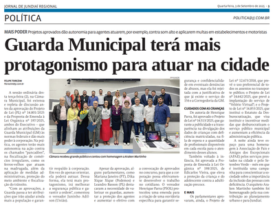 Guarda Municipal terá mais protagonismo para atuar na cidade