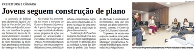Jovens seguem construção de plano