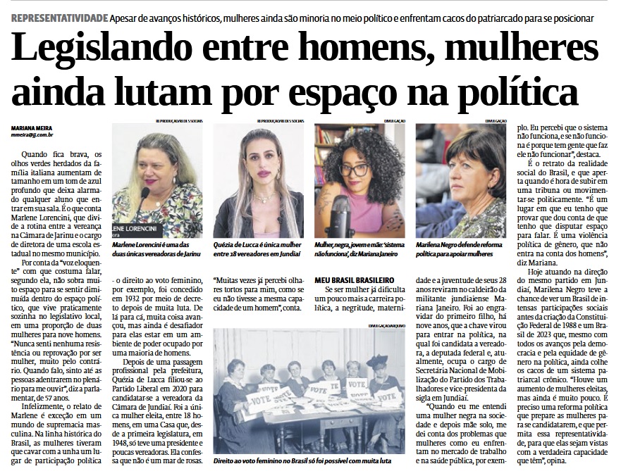 Legislando entre homens, mulheres ainda lutam por espaço na política