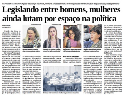 Legislando entre homens, mulheres ainda lutam por espaço na política