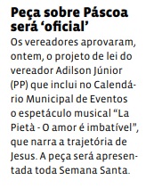 Munícipe pede mais participação popular
