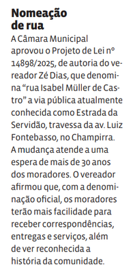 Nomeação de rua