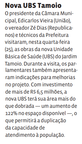 Nova UBS Tamoio