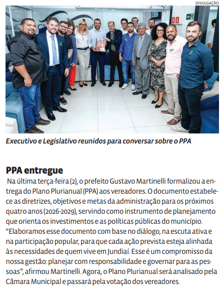 PPA entregue