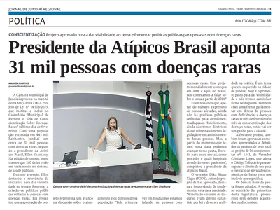 Presidente da Atípicos Brasil aponta 31 mil pessoas com doenças raras