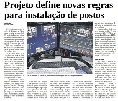 Projeto define novas regras para instalação de postos