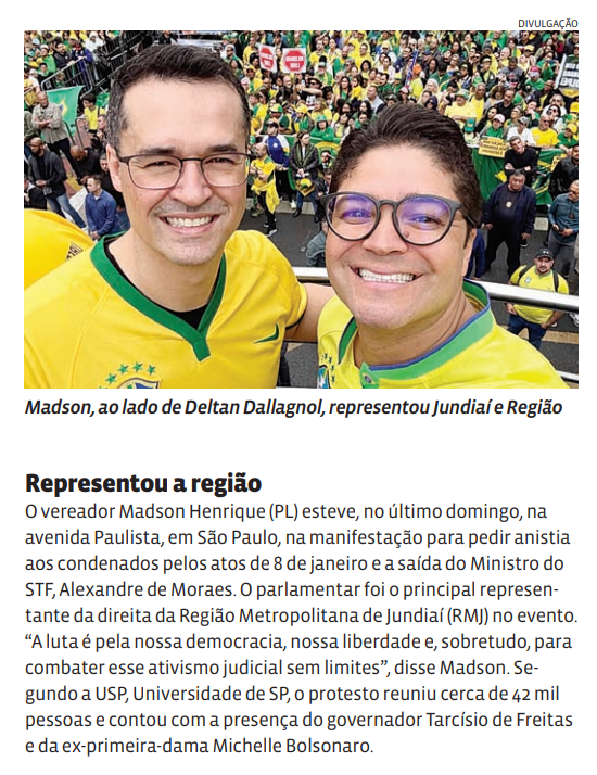 Representou a região