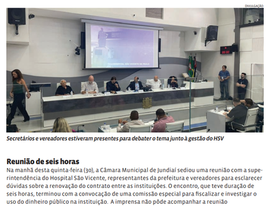 Reunião de seis horas