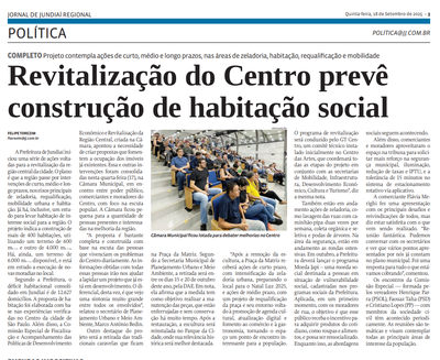 Revitalização do Centro prevê construção de habitação social