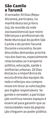 São Camilo e Tarumã