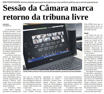 Sessão da Câmara marca retorno da tribuna livre