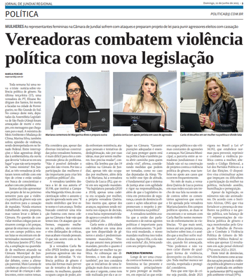 Vereadoras combatem violência política com nova legislação