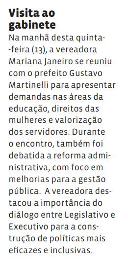 Visita ao gabinete