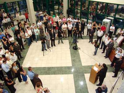 A inauguração  do  "Facilita Jundiai"