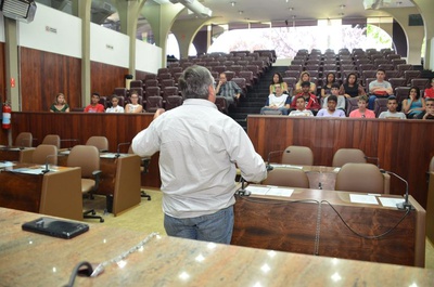 Alunos do Senac visitam a Câmara 