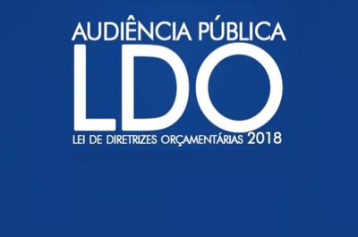 Audiência Pública discute Lei de Diretrizes Orçamentárias