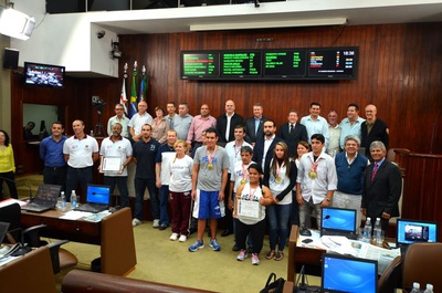 Câmara comemora conquista dos Jogos Regionais