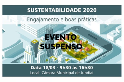 Cancelado evento "Sustentabilidade 2020", que ocorreria em 18 de março no Plenário da Câmara