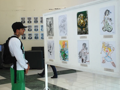 Exposição comemora Dia do Desenhista