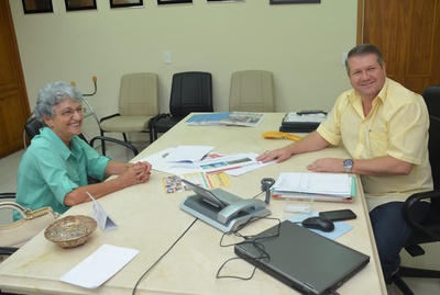 Gastaldo recebe dirigente do Grendacc
