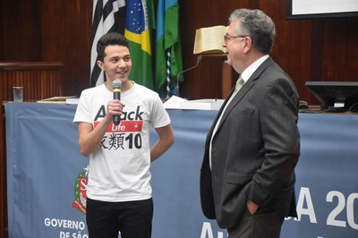 Jovem Vereador é destaque na Audiência Pública do Orçamento Estadual