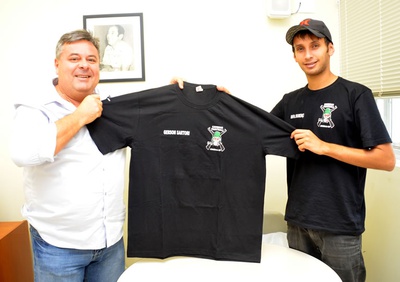 Sartori recebe representante de paintball