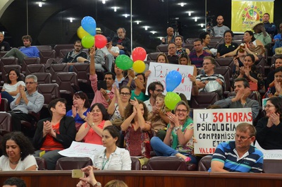 Psicólogos presentes na sessão