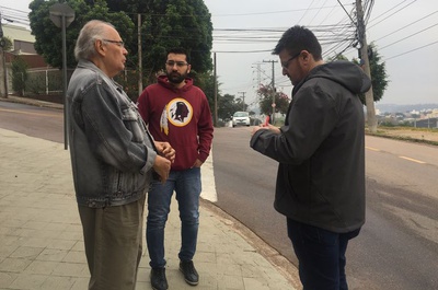 Vereador Faouaz e diretor de trânsito visitam pontos para melhorias em sinalização