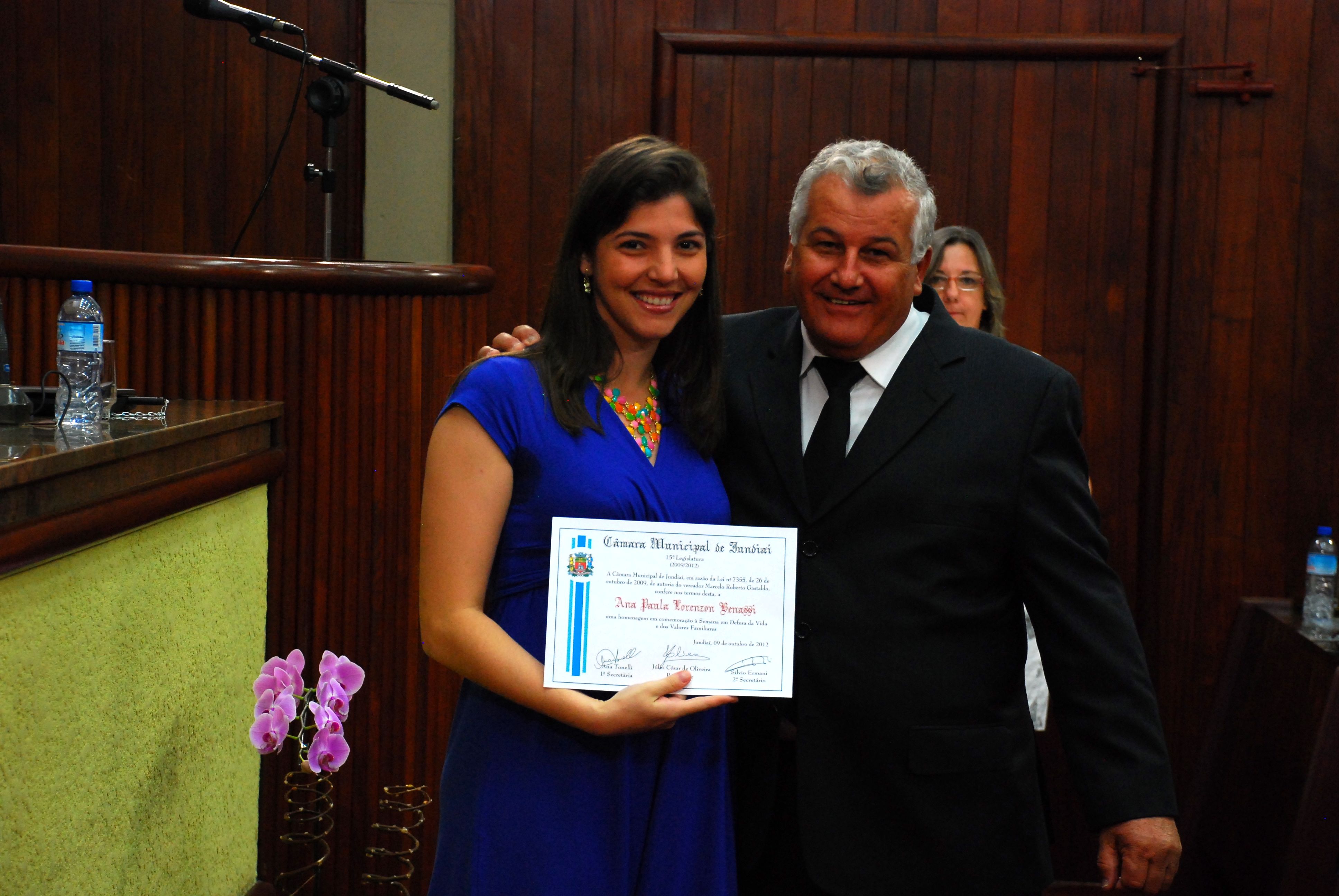 Homenagem à gestante ANA PAULA LORENZON BENASSI